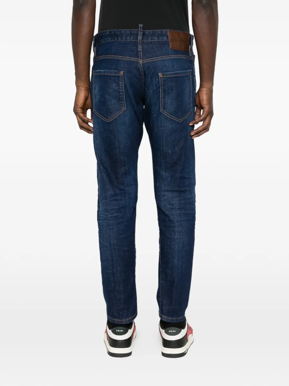 DSQUARED2 Jeans met logopatch Blauw
