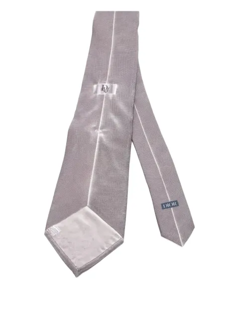 Christian Dior Pre-Owned 2010s logo-detail silk tie