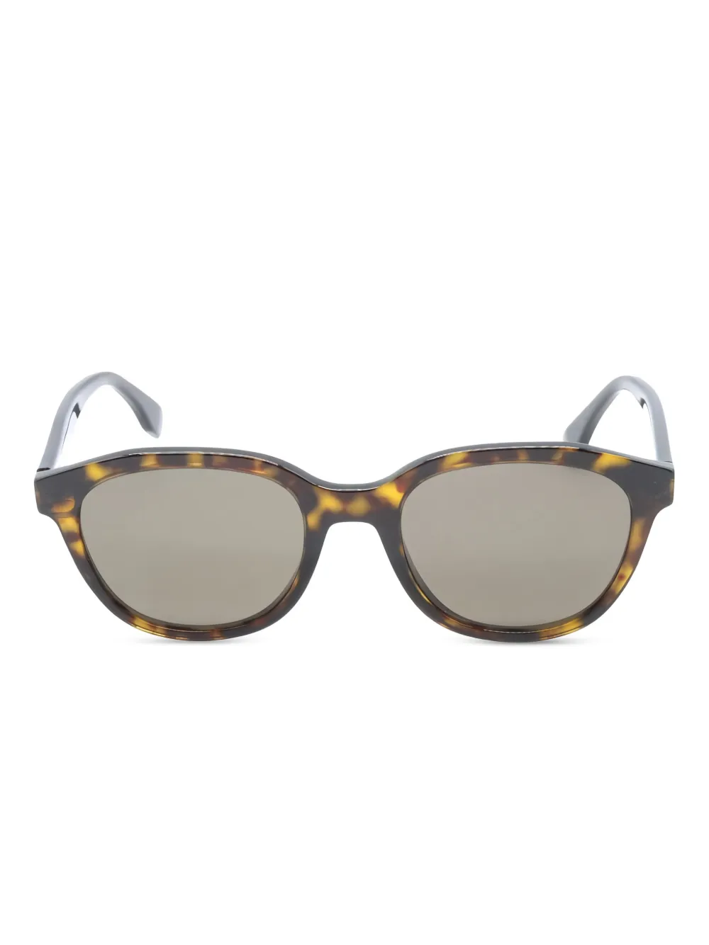 Fendi Pre-Owned 2020s round-frame sunglasses | Brown | Image 1