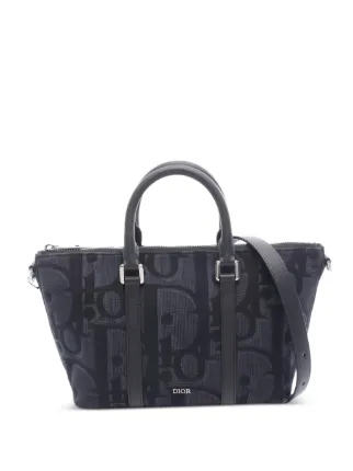 Christian Dior Pre-Owned 2010s Weekender 25 Travel Bag | Black