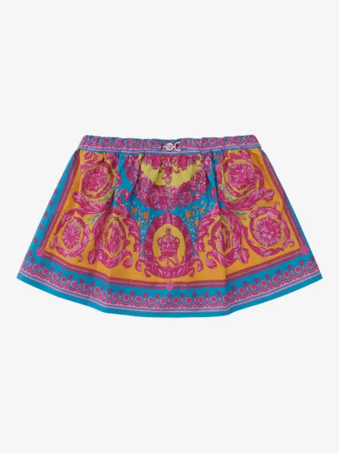 Versace Kids print skirt