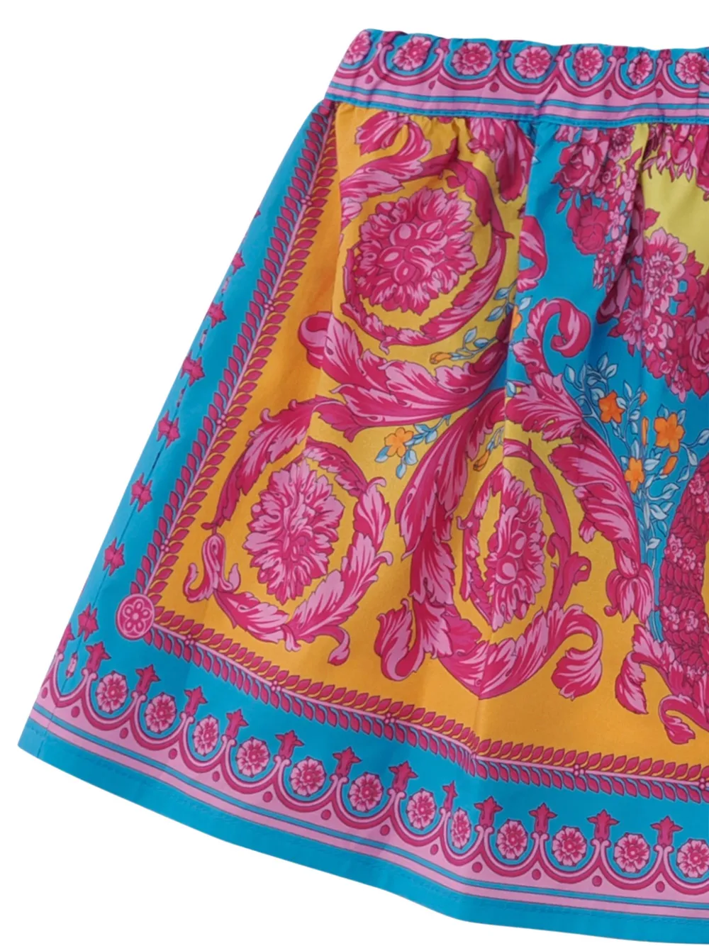  Versace Kids Falda Estampada - Amarillo 