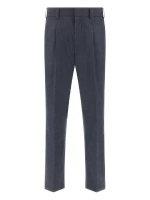 Homme Plissé Issey Miyake Kersey Pleats Trousers | Blue | FARFETCH
