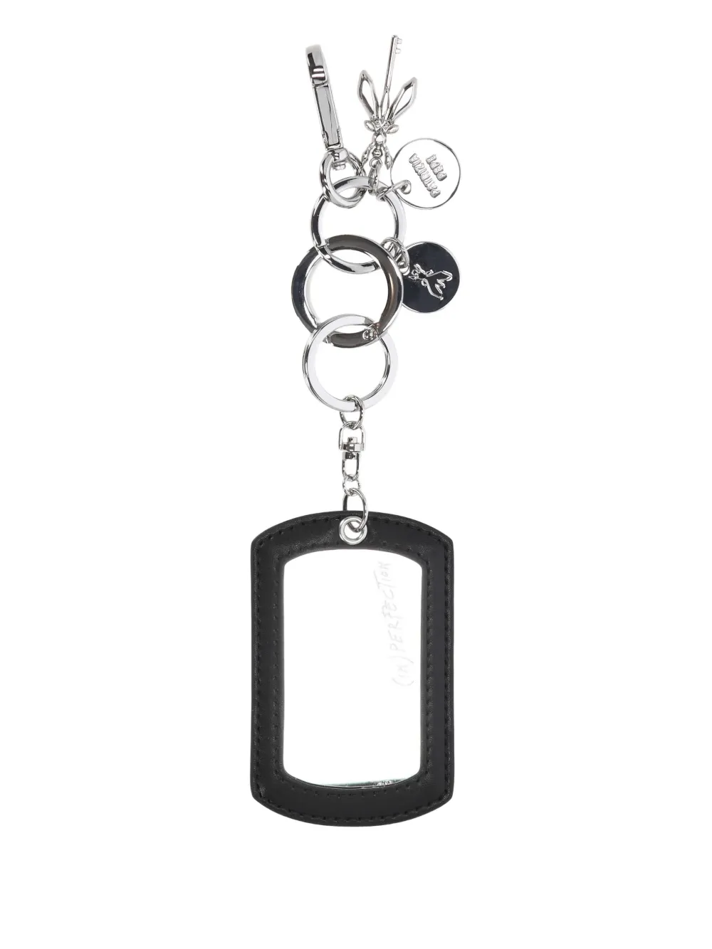 Patrizia Pepe charm-pendant keyring - Silber
