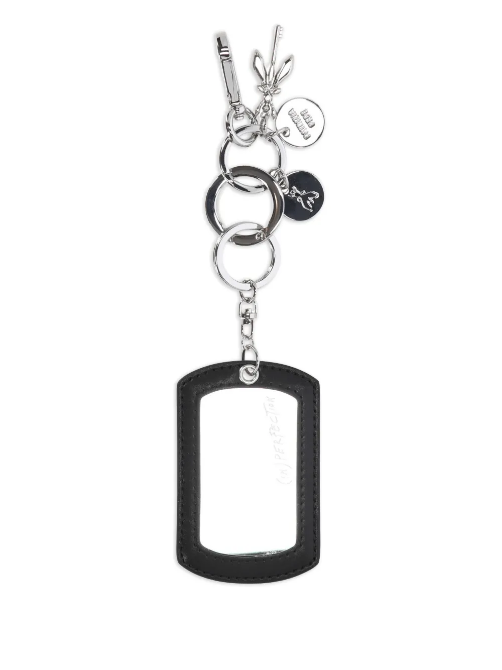 Patrizia Pepe charm-pendant keyring - Silber
