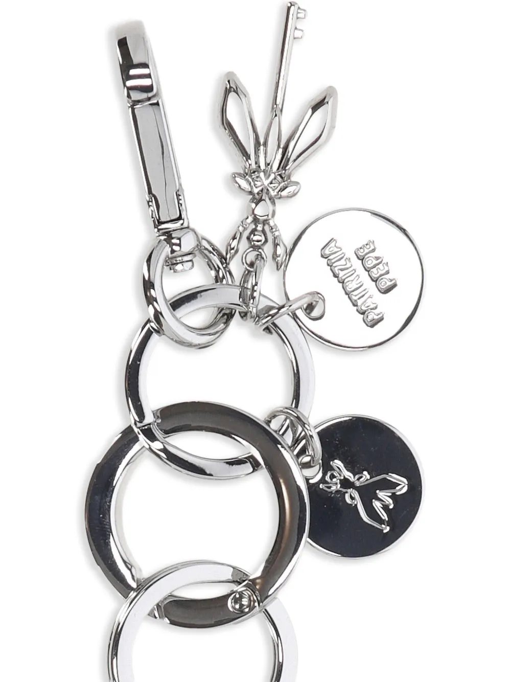  Patrizia Pepe Charm-pendant Keyring - Silver 