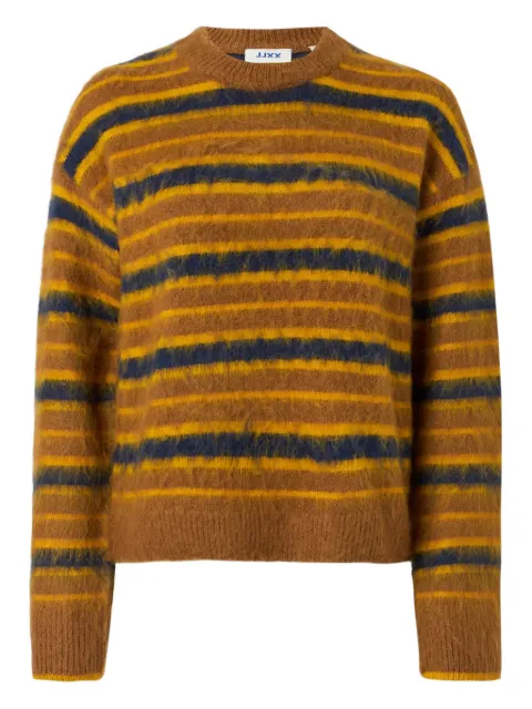 JJXX suéter con cuello redondo y rayas estampadas