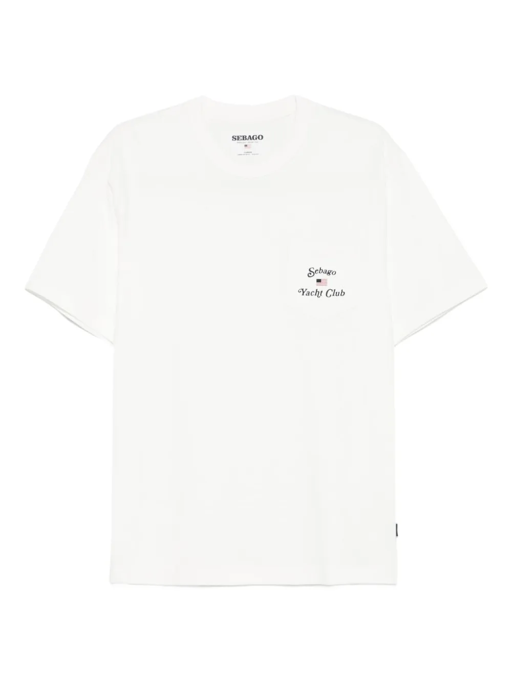 Sebago Howland american-flag print T-shirt - Bianco