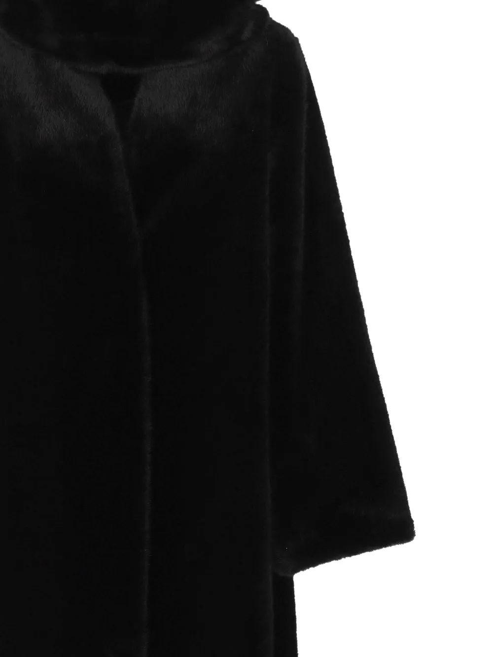  Bb Couture Funnel-neck Coat - Black 