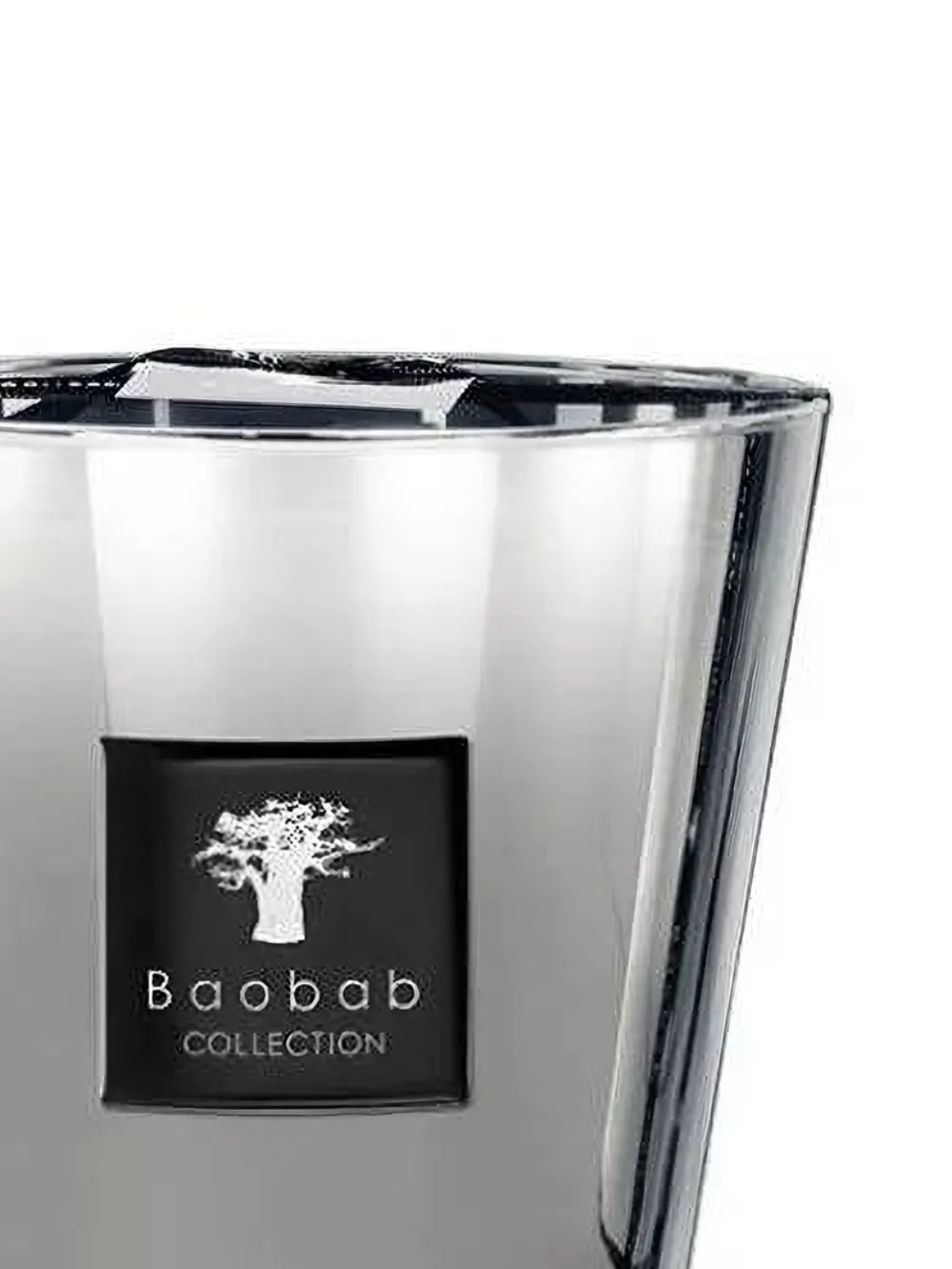 Baobab logo candle - Wit