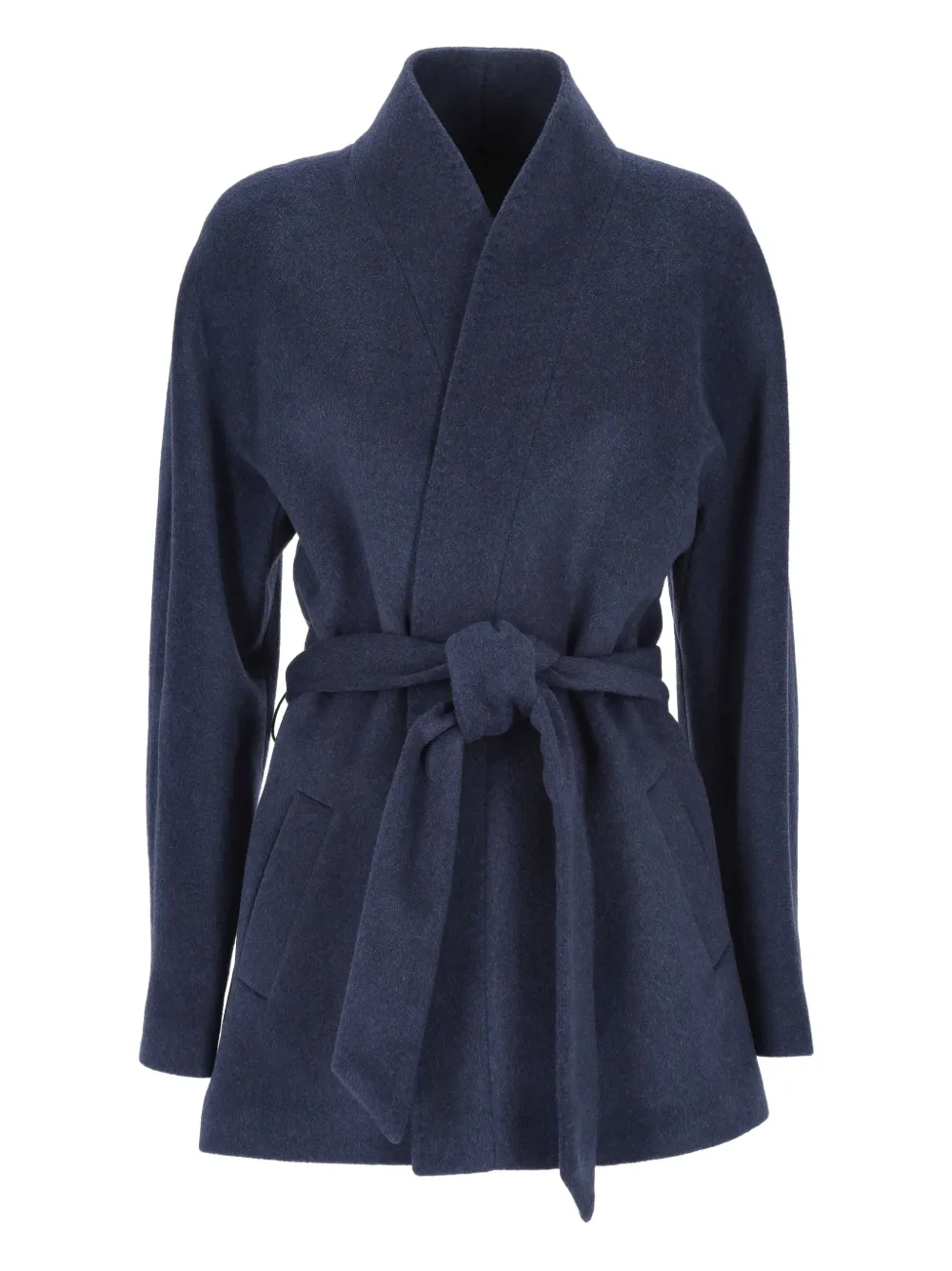 Chiara Ferragni belted collar coat - Blu
