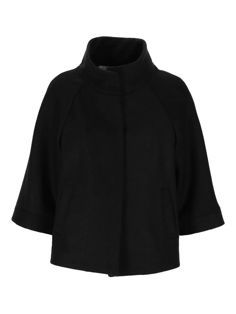 Chiara Ferragni funnel-neck long-sleeve jacket - Nero