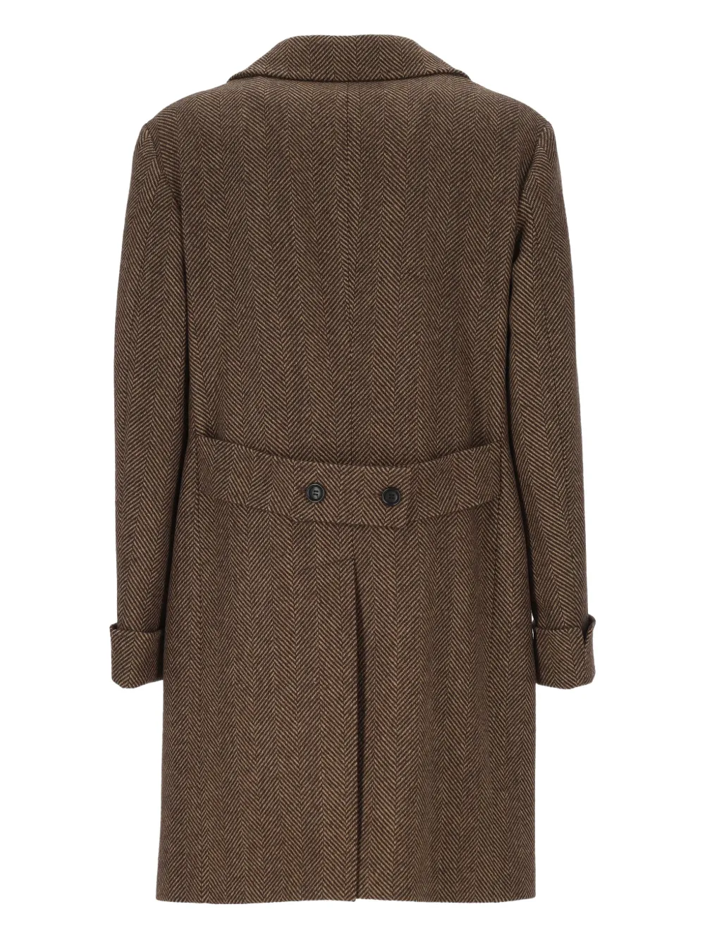 OUTFIT double-breasted herringbone coat | Abrigos con doble botonadura | Image 2