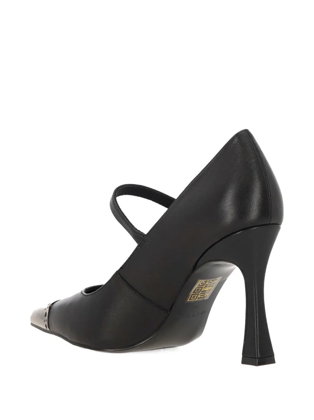 Bruno Premi cap-toe strap pumps Zwart