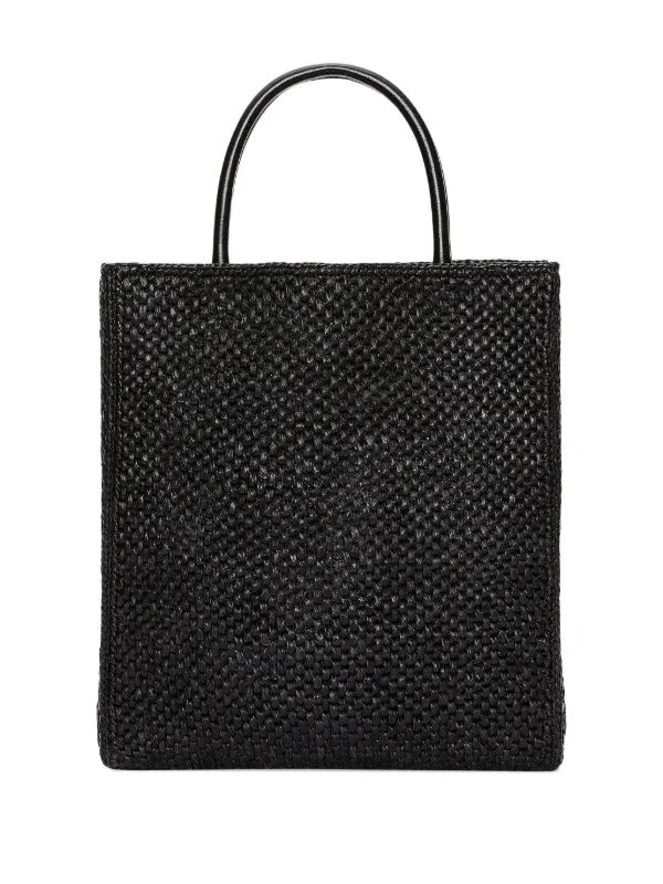 LOEWE ラフィア ハンドバッグ | ブラック | FARFETCH JP