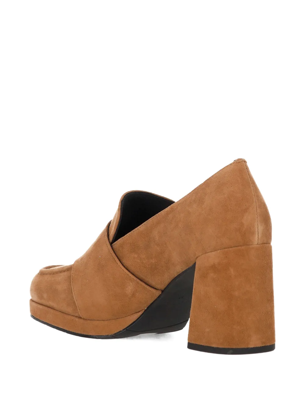 Bruno Premi Buckle Platform Pumps In Brown