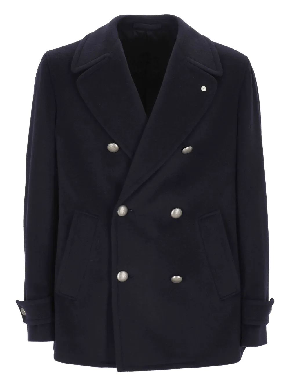 L.B.M. 1911 buttoned peacoat | Blue | Image 1