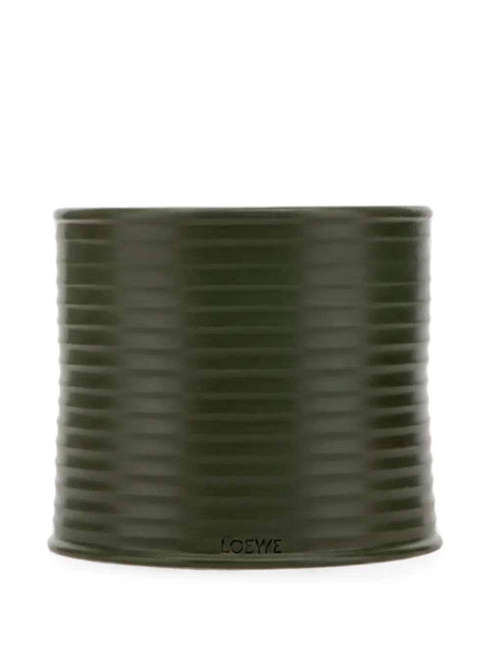 LOEWE ribbed-effect scented candle - Grün
