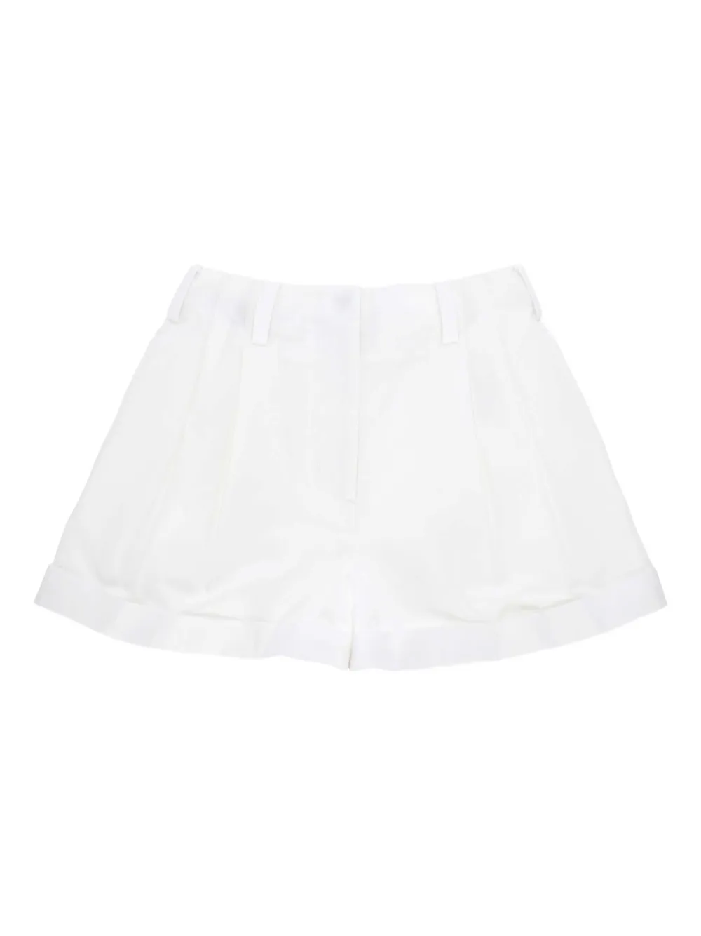 Givenchy pleated cotton shorts - White