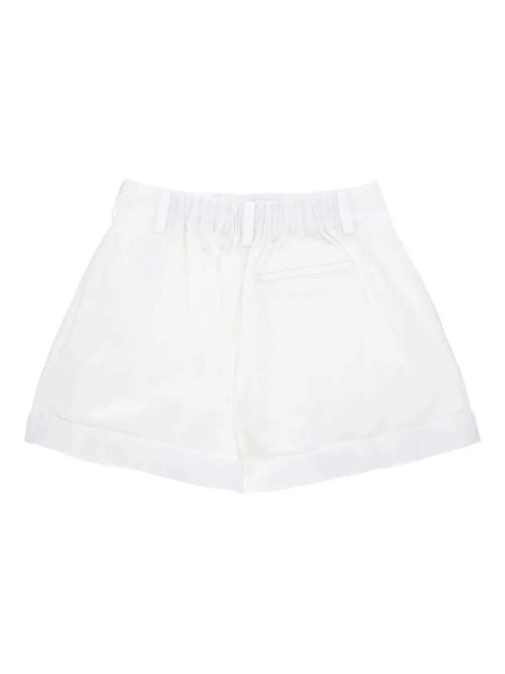Givenchy Geplooide katoenen shorts - Wit