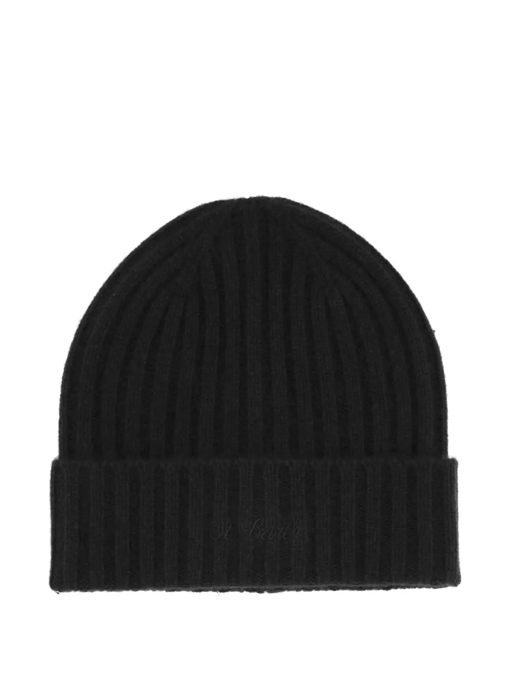 MC2 Saint Barth ribbed beanie | Black | Image 1