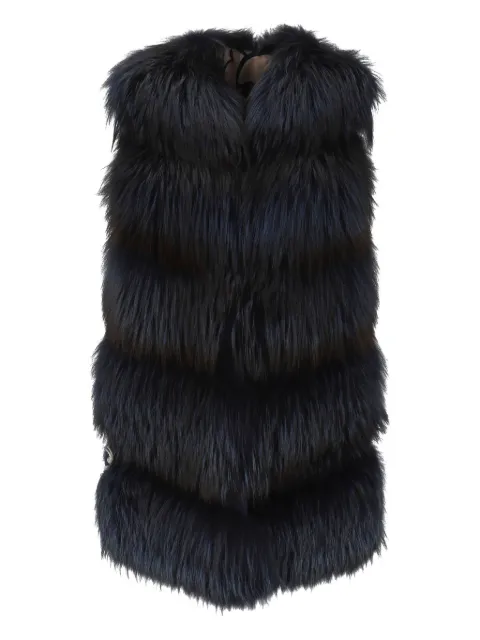 Rindi faux-fur panelled gilet