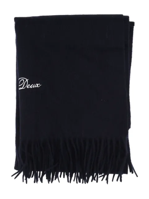 Les Deux Whitaker fringed scarf