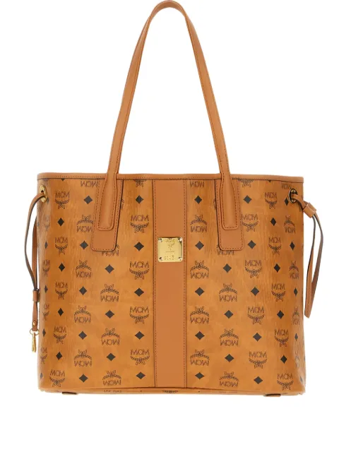 MCM printed-logo tote bag
