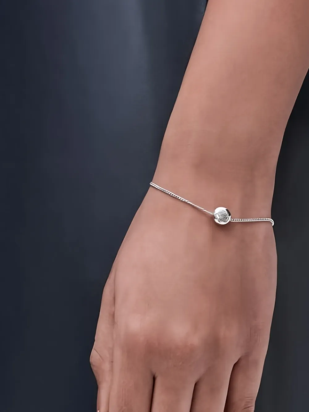 LOEWE Pebble sterling silver bracelet - Argento