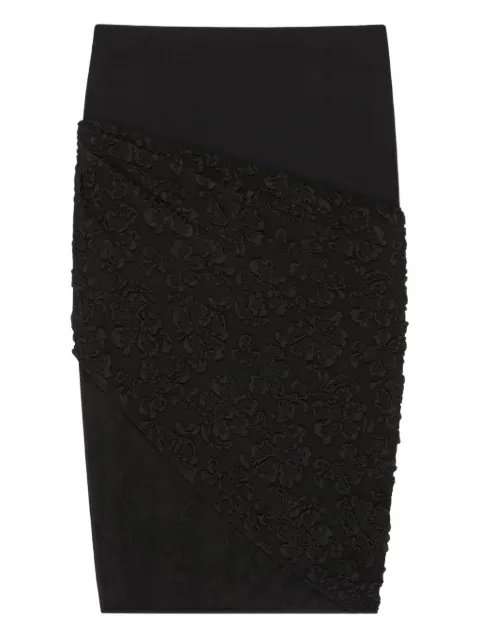 Givenchy floral-patterned high-waisted skirt