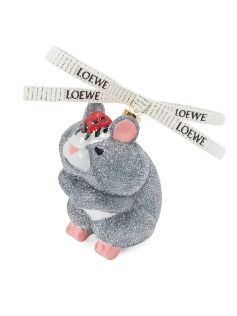 LOEWE x Suna Fujita hamster bauble