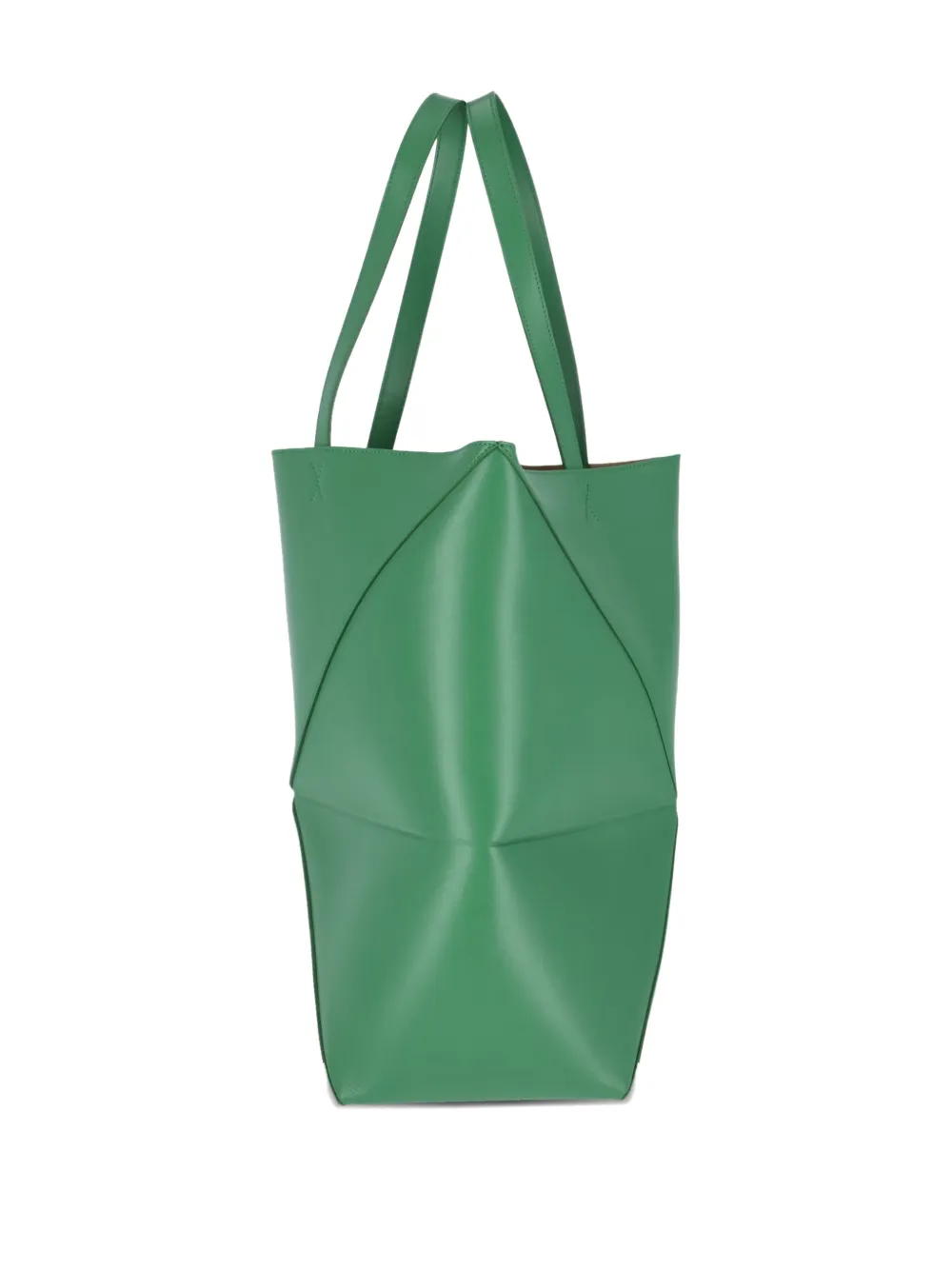  Loewe Xl Puzzle Fold Geometric Tote Bag - Green 