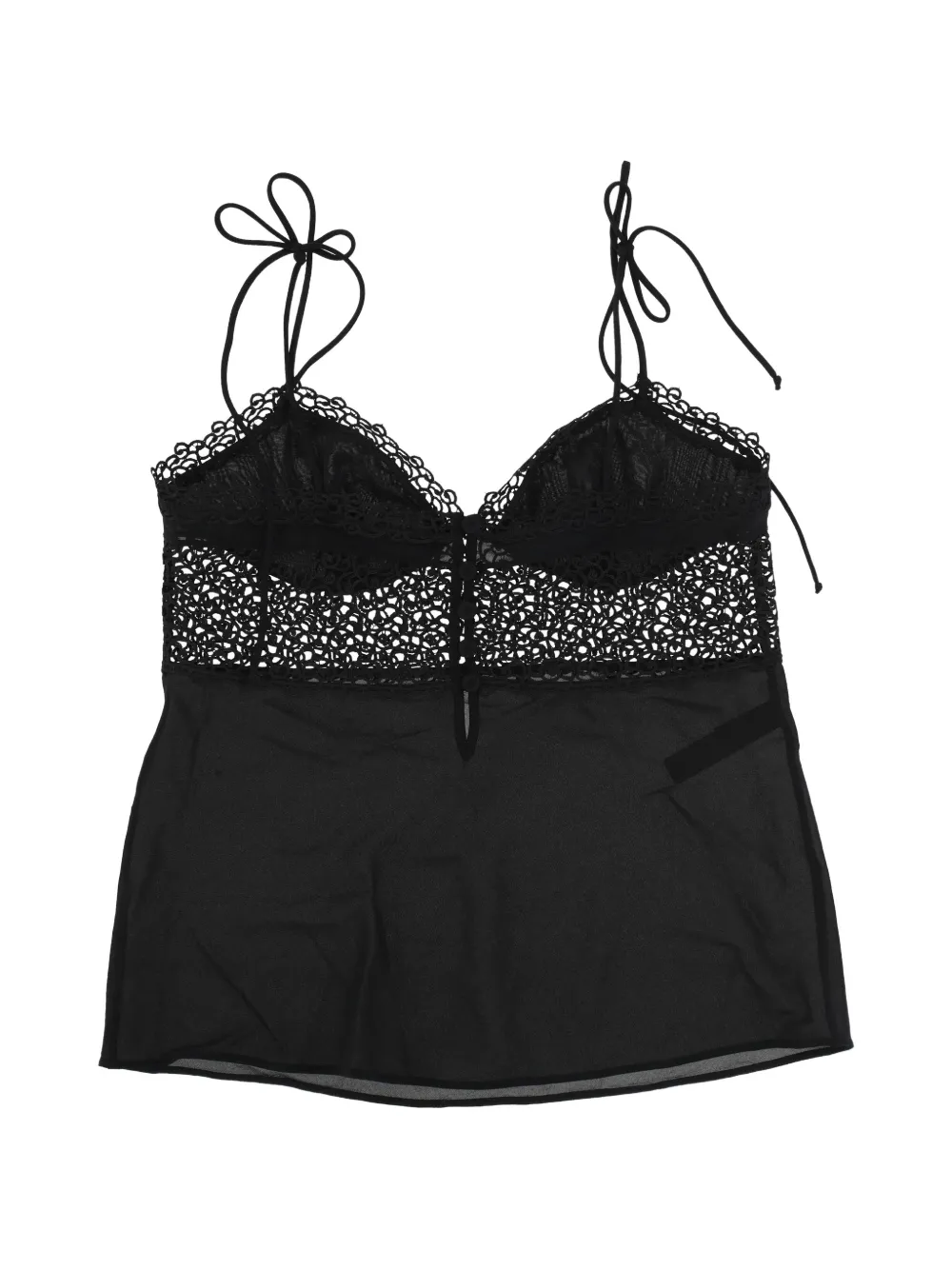 La Perla Lace-detail Camisole In Black