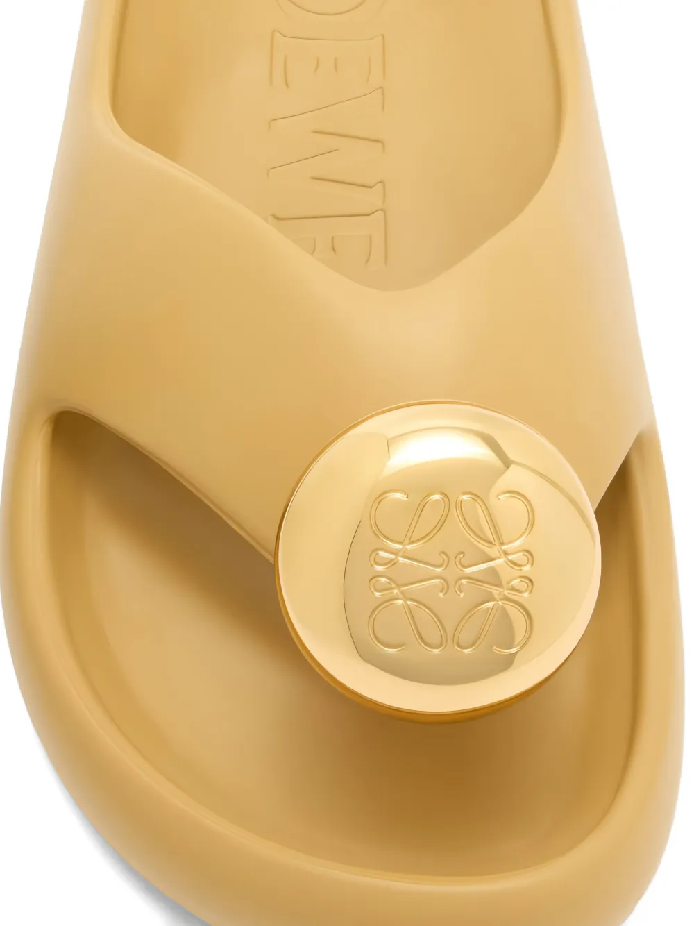 LOEWE round-detail slides Beige