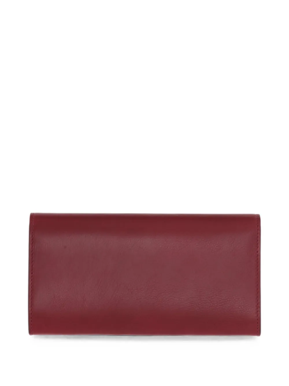 GIANNI CUCCUINI Portemonnee met logoplakkaat Rood
