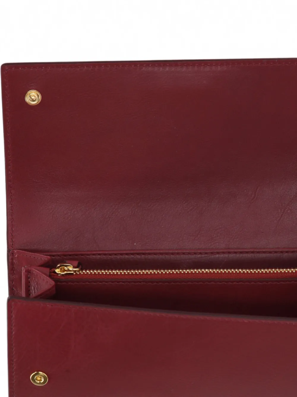 GIANNI CUCCUINI Portemonnee met logoplakkaat Rood