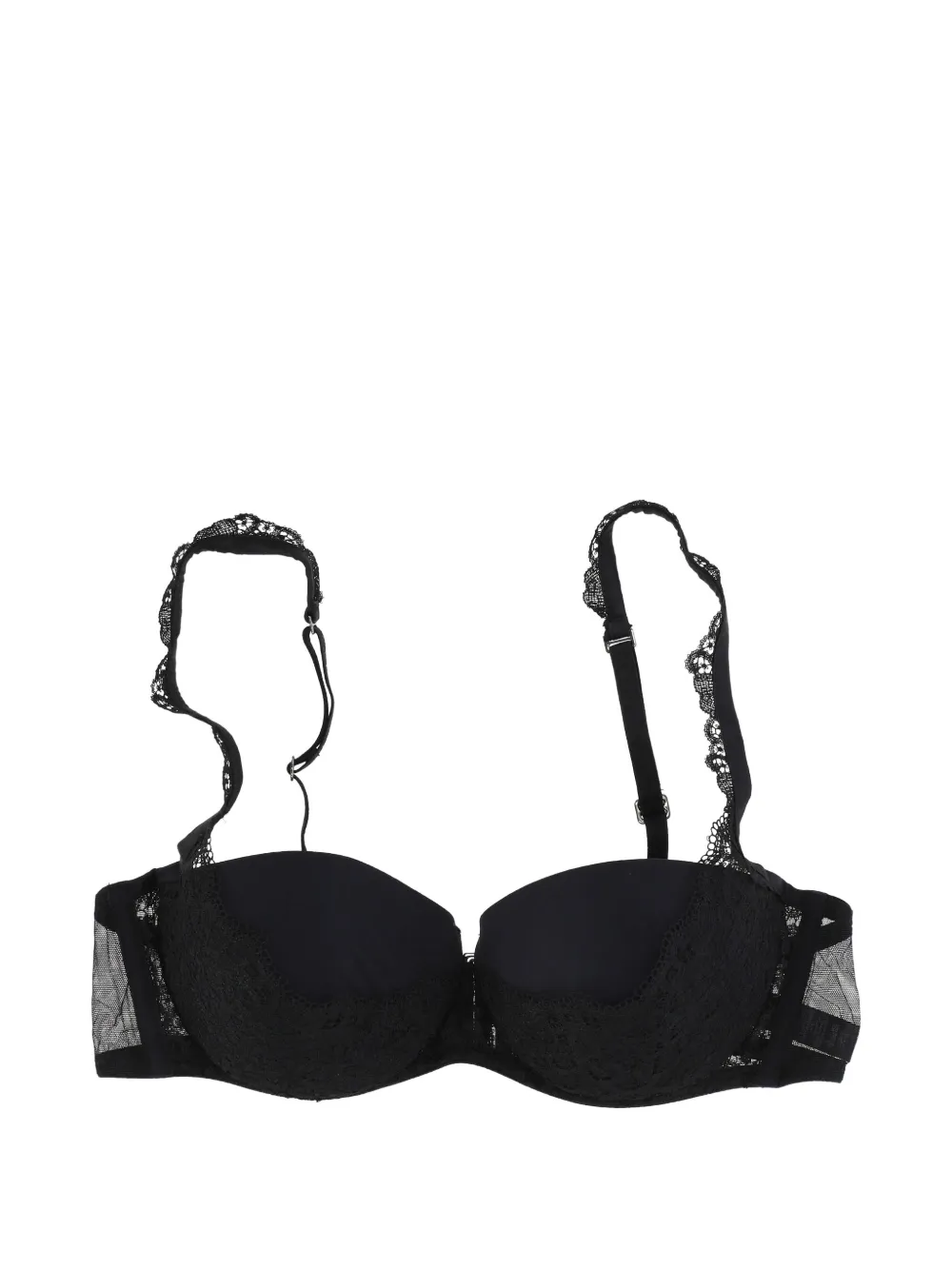La Perla Lace-trim Bra In Black