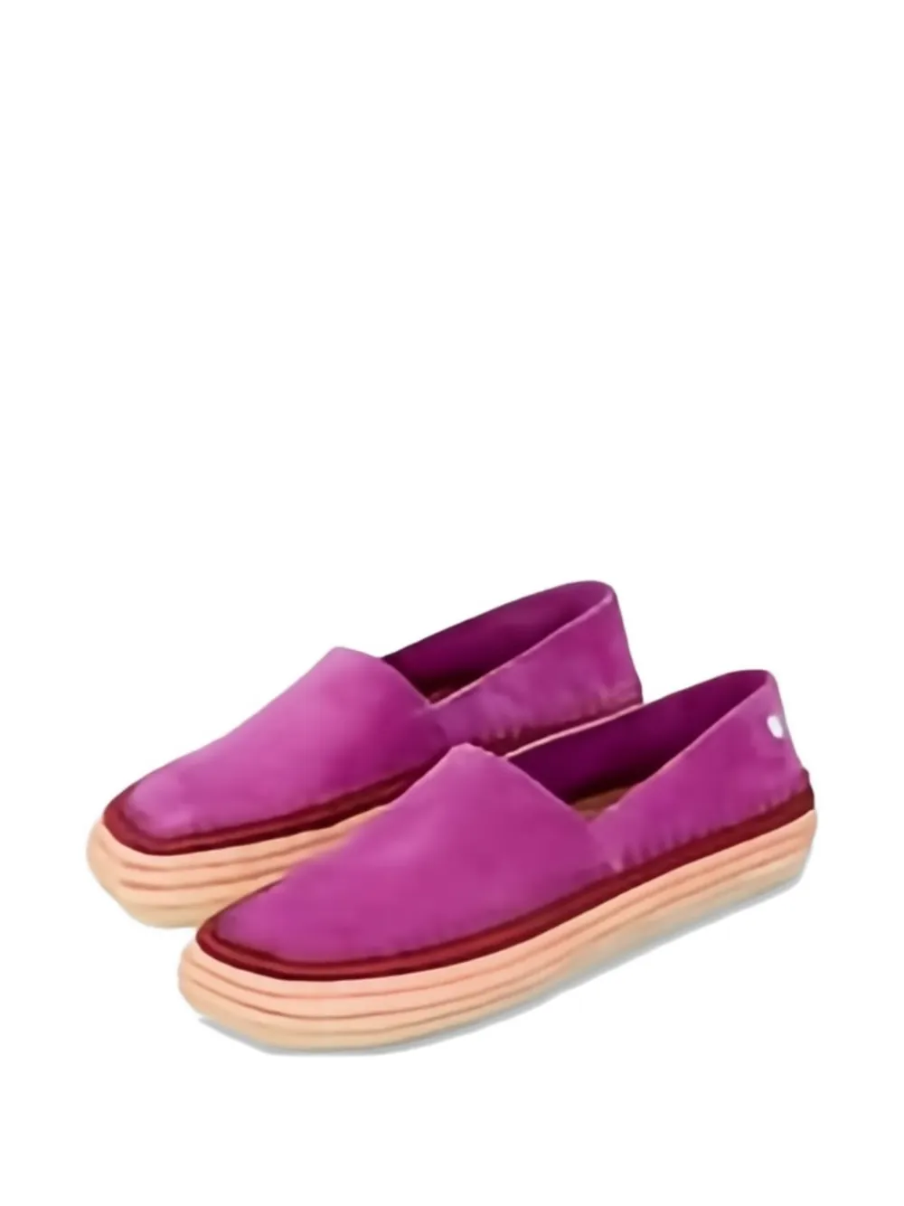 LOEWE Rio raffia-trim espadrilles Paars