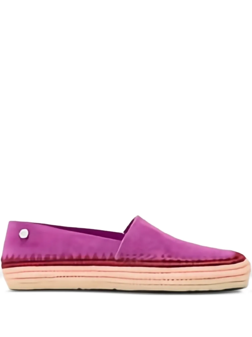 LOEWE Rio raffia-trim espadrilles - Viola