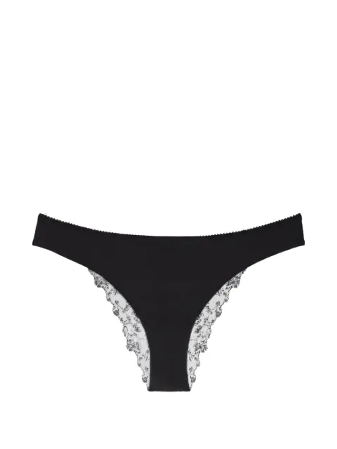 La Perla calzones con panel de encaje