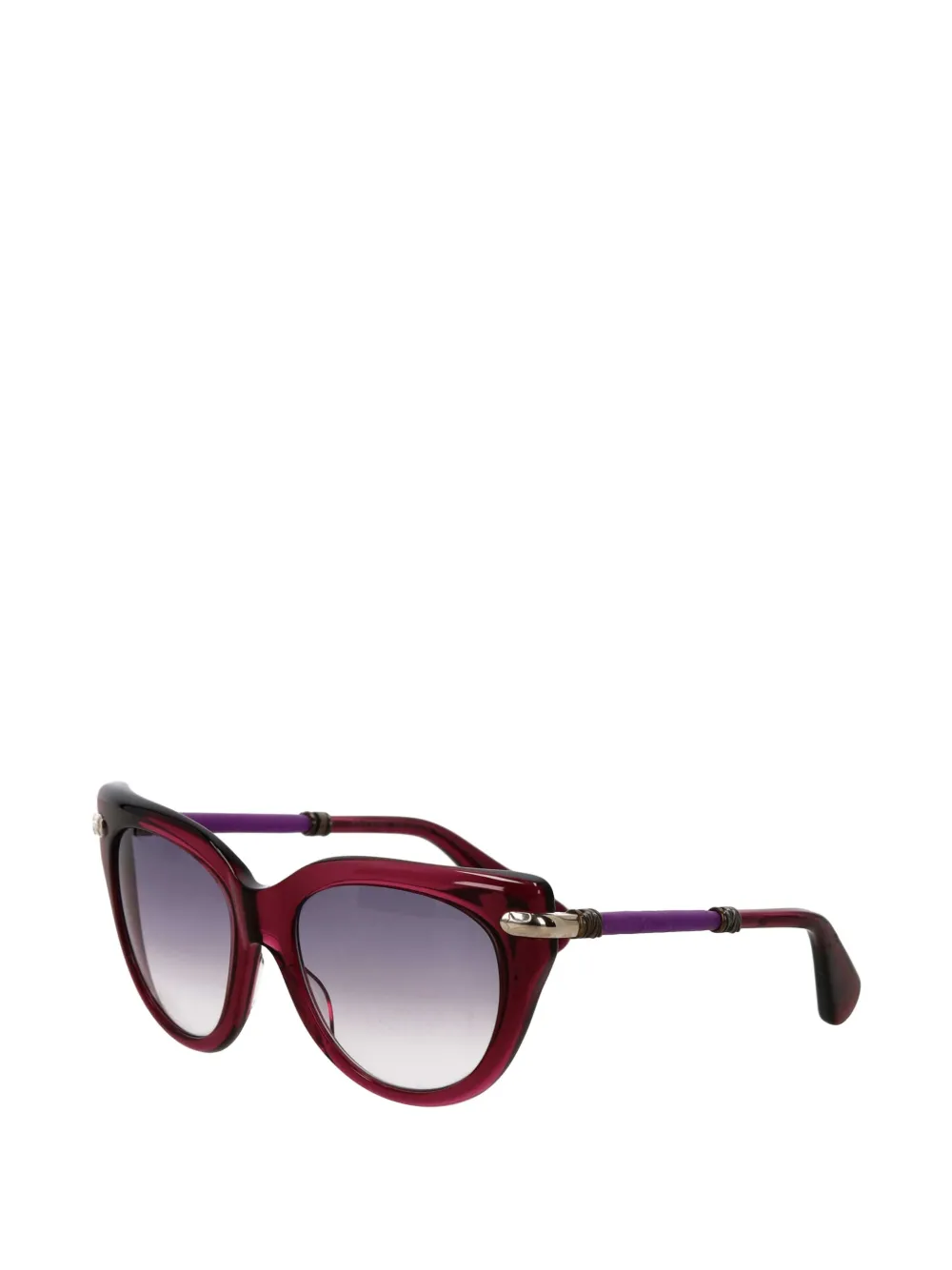 Chrome Hearts cat-eye sunglasses - Paars