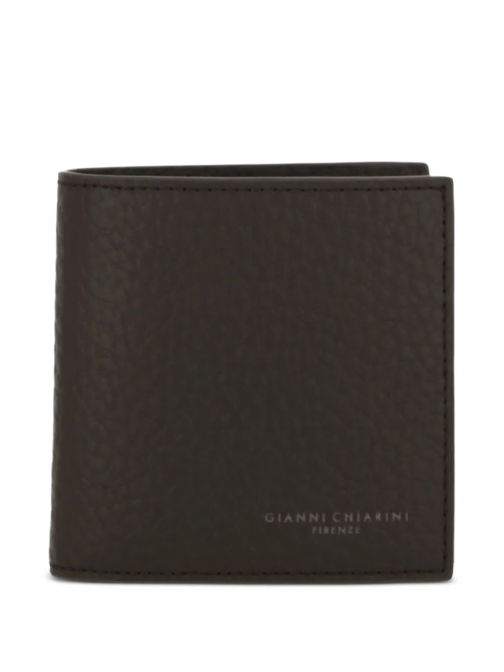 GIANNI CHIARINI pebbled wallet - Marrone