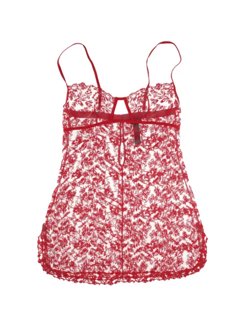 La Perla floral-lace camisole