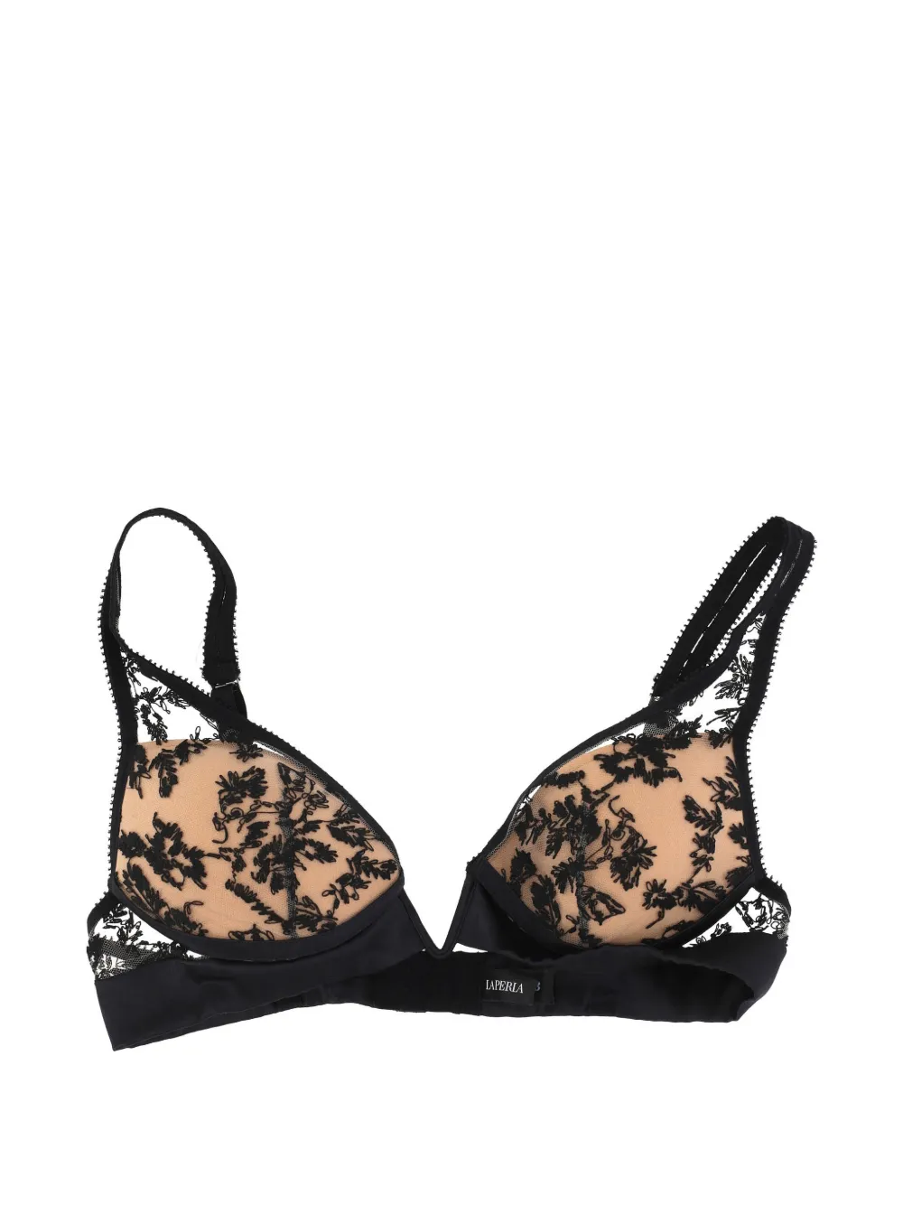 La Perla floral-lace bra - Nero