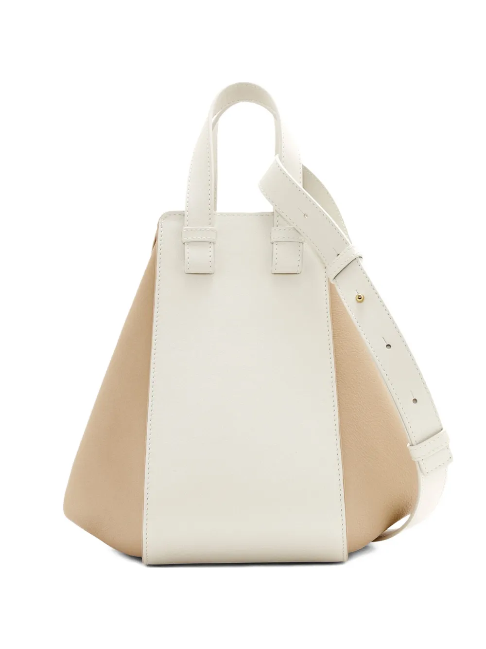 LOEWE Hammock two-tone zip tote bag - Toni neutri