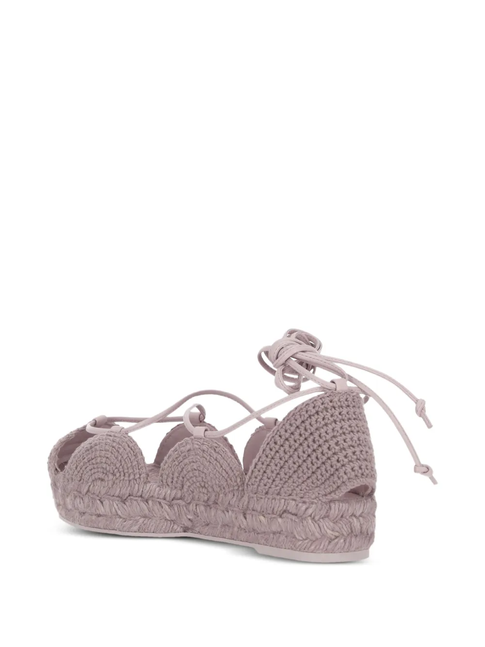 LOEWE Espadrilles met veters Paars