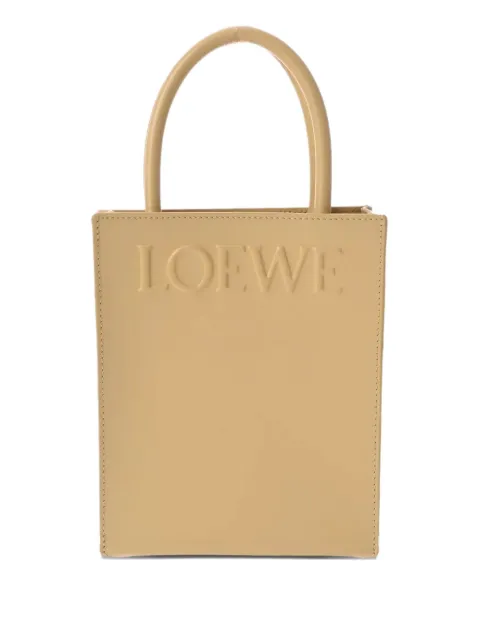LOEWE embossed handle tote bag