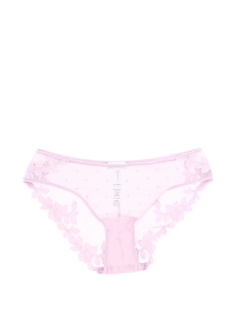 La Perla floral-trim briefs - Rosa