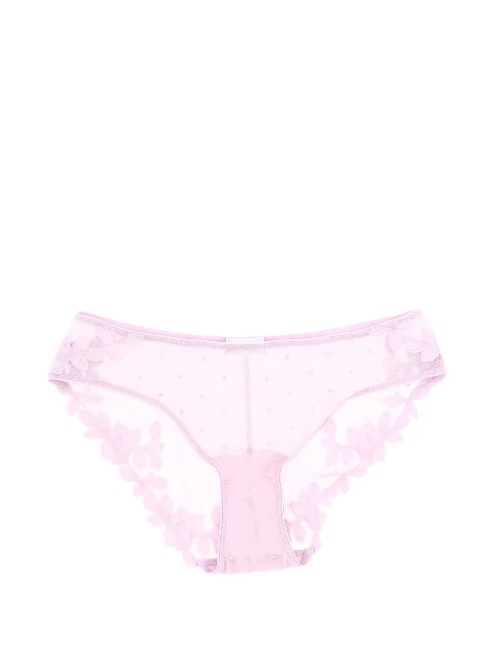 La Perla floral-trim briefs - Rosa
