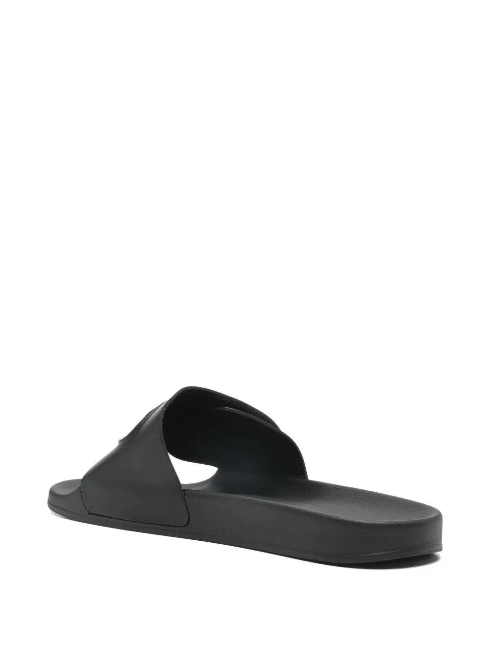 Diesel Sa-Bloop embossed slides Zwart